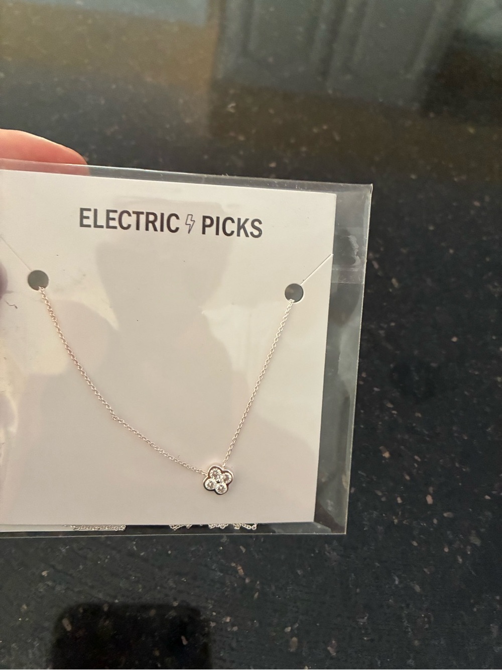 NEW Electric Picks Elegant Floral Pendant Necklace